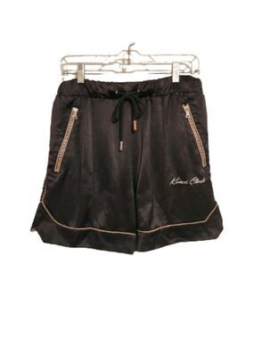 Keiser Clark Reversible Satin Track Shorts Brown Small